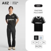 ราคา AIIZ เสื้อโปโลคอวีแอคทีฟผู้ชายแขนสั้น AIIZ Men s Pinstripe Polo Shirt (45101737233)