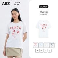 ราคา AIIZ เสื้อยืดผู้หญิง พิมพ์ลายดอกไม้ AIIZ Women s Graphic T Shirt (54303200154)