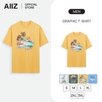 ราคา AIIZ เสื้อยืดคอกลมผู้ชาย ลายกราฟิก AIIZ Men s Graphic T Shirt (56101796263)