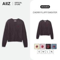 ราคา AIIZ เสื้อคอกลมผู้หญิงแขนยาว ผ้าถักขนนุ่ม AIIZ Women s Cherry Fluffy Sweater (45752090057)