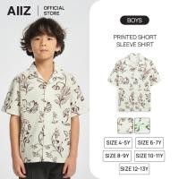 ราคา AIIZ เสื้อเชิ้ตแขนสั้นเด็กผู้ชาย พิมพ์ลาย (55901918302)