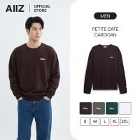 ราคา AIIZ เสื้อคาร์ดิแกนคอวีผู้ชายปักลายกราฟิก AIIZ Men s Petite Cafe Cardigan (54302071370)