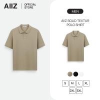 ราคา AIIZ เสื้อโปโลผู้ชายผ้าเท็กซ์เจอร์ AIIZ Men s Solid Texture Polo Shirt (51606360700)