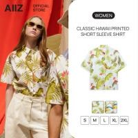 ราคา AIIZ เสื้อเชิ้ตผู้หญิงแขนสั้นพิมพ์ลายฮาวาย AIIZ Women s Classic Hawaii Printed Short Sleeve Shirt (50351881740)