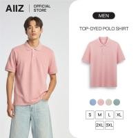 ราคา AIIZ เสื้อโปโลผู้ชายผ้าท็อปดราย ปักโลโก้ AIIZ Men s Top Dyed Polo Shirt (49451811623)
