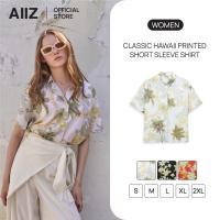 ราคา AIIZ เสื้อเชิ้ตผู้หญิงแขนสั้นพิมพ์ลายฮาวาย (40876662001)