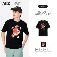 ราคา AIIZ เสื้อยืดแขนสั้นลายกราฟิก AIIZ Big Heart Graphic T Shirt (53751709185)