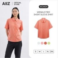 ราคา AIIZ เสื้อเชิ้ตผู้หญิงแขนสั้น ผ้ายับยาก Women s Wrinkle Free Short Sleeve Shirt (55802136653)