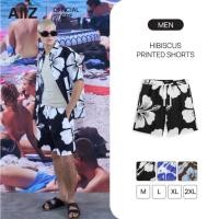 ราคา AIIZ กางเกงขาสั้นผู้ชายเอวยางยืดพิมพ์ลาย AIIZ Men s Hibiscus Printed Shorts (55251791473)