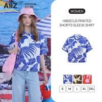 ราคา AIIZ เสื้อเชิ้ตผู้หญิงแขนสั้นพิมพ์ลาย (53306114294)