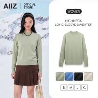 ราคา AIIZ เสื้อสเวตเตอร์ผู้หญิงแขนยาวคอสูง AIIZ Women s High Neck Long Sleeve Sweater (52251916370)