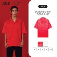 ราคา AIIZ เสื้อเชิ้ตผู้ชายแขนสั้น ผ้าแจ็คการ์ด AIIZ Men s Jacquard Short Sleeve Shirt (47155176287)