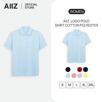 ราคา AIIZ เอ ทู แซด AIIZ เสื้อโปโลผู้หญิงสีพื้นปักโลโก้ผ้าคอตตอนโพลีเอสเตอร์ (46457336235)