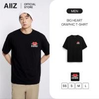 ราคา AIIZ เสื้อยืดลายกราฟิก Big Heart Graphic T Shirt (44026571812)