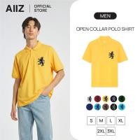 ราคา AIIZ เสื้อโปโลผู้ชายผ้าปิเก้ ปักสิงห์ Men s Big Lion Pique Polo Shirts (57451795673)