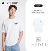 ราคา AIIZ เสื้อยืดแขนสั้นลายกราฟิก AIIZ Big Heart Graphic T Shirt (52201704173)