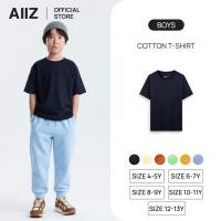 ราคา AIIZ เสื้อยืดเด็กผู้ชายคอกลมแขนสั้น AIIZ Boy s Cotton T Shirt (54051928029)