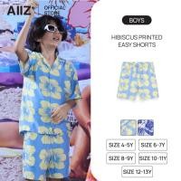 ราคา AIIZ กางเกงขาสั้นเด็กผู้ชายเอวยางยืดพิมพ์ลาย AIIZ Boy s Hibiscus Printed Easy Shorts (50451937345)