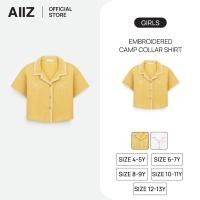 ราคา AIIZ เสื้อเชิ้ตแขนสั้นเด็กผู้หญิงปักลายกราฟิก (55851917739)