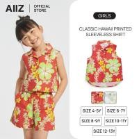ราคา AIIZ เสื้อเชิ้ตเด็กผู้หญิงแขนกุดพิมพ์ลายฮาวาย (49851956830)