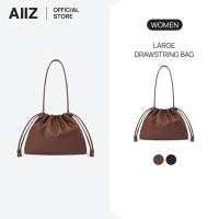 ราคา AIIZ กระเป๋าเชือกรูดใบใหญ่ (48505904456)