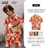 ราคา AIIZ เสื้อเชิ้ตเด็กผู้ชายแขนสั้นพิมพ์ลายฮาวาย AIIZ Boy s Classic Hawaii Printed Short Sleeve Shirt (42176686211)