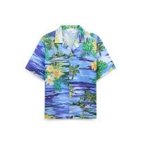 ราคา AIIZ เสื้อเชิ้ตฮาวายเด็กผู้ชายแขนสั้นพิมพ์ลายวินเทจ (42726673130)