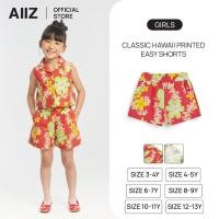ราคา AIIZ เอ ทู แซด AIIZ กางเกงขาสั้นเด็กผู้หญิงเอวยางยืดพิมพ์ลายฮาวาย (47301947615)