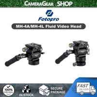 ราคา Fotopro MH 4L MH 4A MH 6A Pro หัววิดีโอของเหลวแบบพกพาพร้อมฐานปรับระดับแผ่น QR สําหรับกล้อง DSLR กล้อง Sony (49855414544)