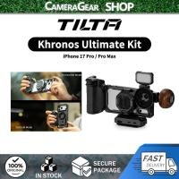 ราคา Tilta Khronos Ultimate Kit เข้ากันได้กับ iPhone 17 Pro สีดํา ด้ามจับโฟกัส PD พร้อมแบตเตอรี่ ฮับ USB C พร้อมแผ่น HDMI และ ARCA โมดูลระบายความร้อน ถาดกรอง ND 58 มม ไฟ LED (56552956046)