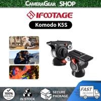 ราคา IFOOTAGE Komodo K7 K5S Professional Fluid Head แผ่นเลื่อนแบบปลดเร็ว Heavy Duty สําหรับ Video Vlogging (50604706715)