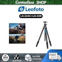 ราคา Leofoto LS 224C LH 25R Ranger Carbon Fiber Tripod Travel Lightweight Tripod (28631338448)