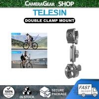 ราคา TELESIN Double headed Crab Clamp Mount Bicycle Motorcycle Handlebar Stick Pipe Clamp for GoPro Insta360 etc Action Camera (26431267230)