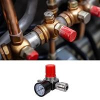 ราคา วาล์วควบคุมสวิตช์ความดันคอมเพรสเซอร์แอร์ 4 วิธี 175PSI พร้อมมิเตอร์ (56756623355)