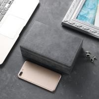 ราคา กล่องฟาราเดย์ กล่องโล่ปิดกั้นสัญญาณRFIDหนัง ตัวปิดกั้นสัญญาณ กรงป้องกันการโจรกรรมสําหรับกุญแจรถFobโทรศัพท์ สีเทาอ่อน MotoTH (41006338138)