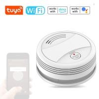 ราคา Tuya Wifi โฟโตอิเล็กทริคเซนเซอร์เครื่องตรวจจับควันไฟปกป้องเสียง Light Fire Alarm พร้อมโทรศัพท์มือถือ APP ระยะไกล Push Alert FunctionAlarm apparatus Tolo3041 (29728259720)