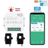 ราคา Tuya Wifi เครื่องวัดพลังงานไฟฟ้าอัจฉริยะการใช้การผลิต Smart Power จอภาพแบบสองทิศทางพร้อมหม้อแปลงกระแสไฟ CT 2 80A รองรับจอภาพแบบเรียลไทม์ Tolo304 (28228263573)