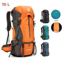 ราคา จัดส่งในพื้นที่ 70L กระเป๋าสะพายสองตัว กระเป๋าเป้สะพายหลังเดินป่ากันน้ําปีนเขาแคมป์ปิ้งกระเป๋าเป้สะพายหลังกระเป๋าเดินทาง Daypack พร้อมผ้าคลุมกันฝน ลิตร สําหรับเดินป่า ตั้งแคมป์ เดินทาง cn (29564848291