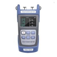 ราคา มือถือ PON Power Meter เครื่องทดสอบไฟเบอร์ออปติกเครือข่ายสิบการจัดเก็บข้อมูล 1310nm 1490nm 1550nm วิดีโอ FTTX ONT OLT สัญญาณอุปกรณ์การวัดไฟเบอร์ออปติกระบุ Tolo3041 (28478259082)