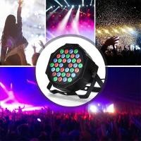 ราคา Small ไฟพาร์ กระพริบตามจังหวะ Disco light ไฟพาร์LED PAR LED 54 36 RGB ไฟเทค ไฟหลากสี ไฟงานเลี้ยง (56154891578)