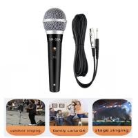 ราคา ไมค์พร้อมสาย ไมโครโฟน ร้องเพลง คาราโอเกะ Professional Dynamic Microphone มีกล่อง (55456163931)