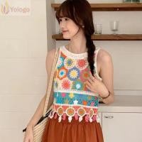 ราคา โยโลโก เสื้อครอปสตรี แขนกุดแบบโอเวอร์ไซส์ ออกแบบโดยเน้นสไตล์โบฮีเมียน กับงานcrochetที่สวยงาม (58057528894)