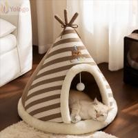 ราคา โยโลโก บ้านเต็นท์สัตว์เลี้ยง ปิดที่ถอดออกได้ตุ๊กตาแมวรัง ระบายอากาศกับเสื่อถ้ําแมวบ้านชิวาวา (58006649843)