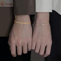 ราคา โยโลโก ชุดสร้อยข้อมือสแตนเลส ลายหัวใจโซ่ ดีไซน์แฟชั่นเรียบง่าย (55757450096)