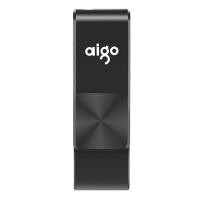 ราคา เหมาะสําหรับ aigo Patriot 8 16 32 64G USB20 U Disk CD รูปแบบ Anti slip Design สีดํา U266 U3PU (47405243674)
