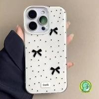 ราคา Elegant Bow สําหรับ Vivo T4X T4R T4 T3X T3 Ultra Lite T2X T2 Pro T1 T1X 5G 4G น่ารักการ์ตูน Polka Dots Ins สไตล์ IMD ปลอก (42026967893)