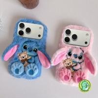 ราคา น่ารัก Plush Stitch เคสโทรศัพท์สําหรับ Realme C85 Pro C75 C75X C67 C65 C63 C61 C60 C55 C53 C51 C35 C33 C33 C33S C31 C30 C30 C30S C25S C25S C25S C25S C25S C25S C25S C25S C25S C25S C25S C25Y 5G การ์ตูนF