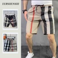 ราคา EERSHENSHI เอร์เชนชิ กางเกงขาสั้นลายสก๊อตมีสไตล์พร้อมเข็มขัดยางยืดและเชือกรูดเพื่อความสบาย (29272214462)