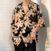 ราคา Eershenshie เสื้อเชิ้ตพิมพ์ลายชายหาดฮาวายผู้ชายแขนสั้นฤดูร้อนเสื้อเชิ้ตสไตล์ญี่ปุ่นหลวมอินเทรนด์ (25343120714)