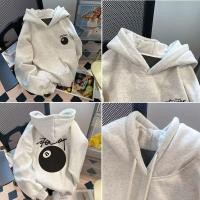 ราคา EERSHENSHI ผู้ชายเสื้อกันหนาวหมวกแฟชั่นแบรนด์เสื้อกันหนาวอเมริกันแขนยาวหลวมพิมพ์เสื้อ (28566616128)